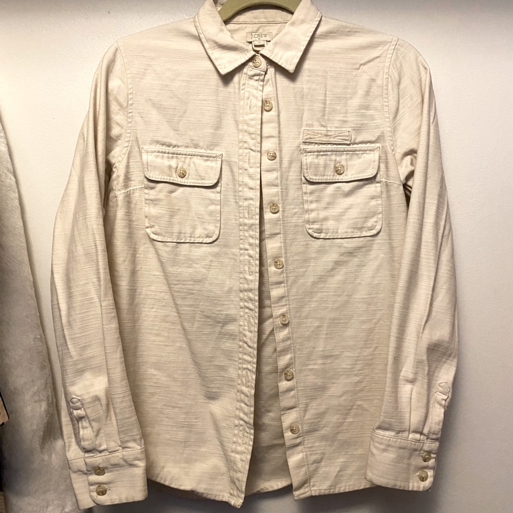 J.Crew Canvas Button Up Shirt